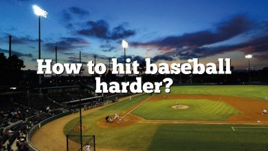 How to hit baseball harder?