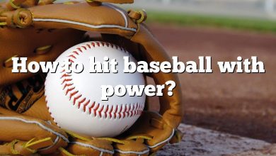 How to hit baseball with power?