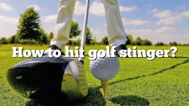 How to hit golf stinger?