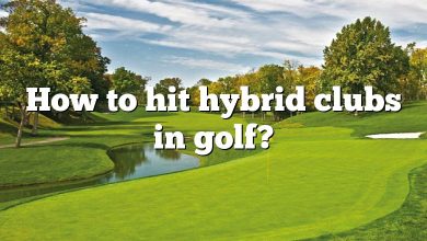 How to hit hybrid clubs in golf?