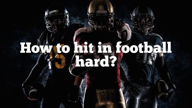 How to hit in football hard?
