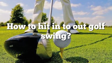 How to hit in to out golf swing?