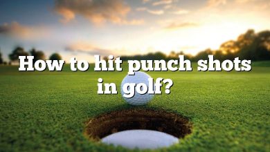 How to hit punch shots in golf?