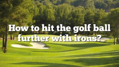 How to hit the golf ball further with irons?