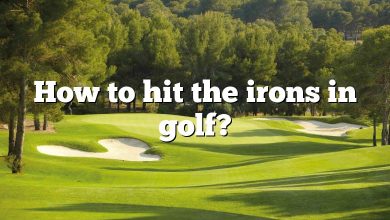How to hit the irons in golf?