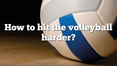 How to hit the volleyball harder?