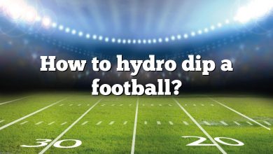 How to hydro dip a football?