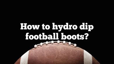 How to hydro dip football boots?