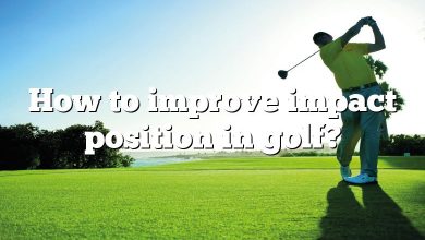 How to improve impact position in golf?