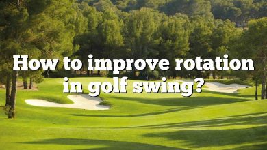 How to improve rotation in golf swing?