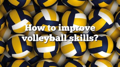 How to improve volleyball skills?