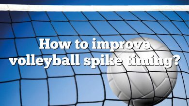 How to improve volleyball spike timing?