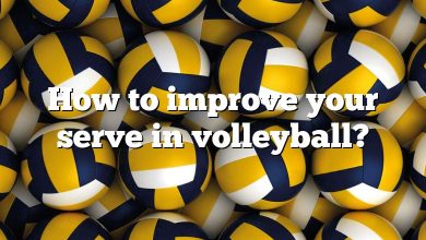 How to improve your serve in volleyball?