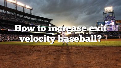 How to increase exit velocity baseball?