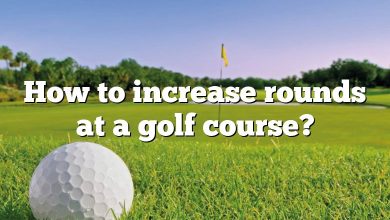 How to increase rounds at a golf course?