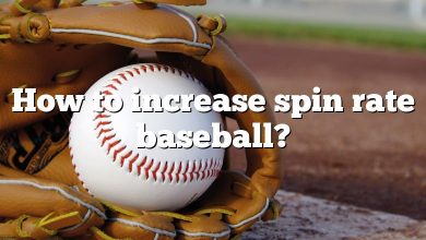 How to increase spin rate baseball?