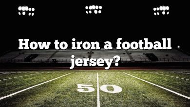 How to iron a football jersey?