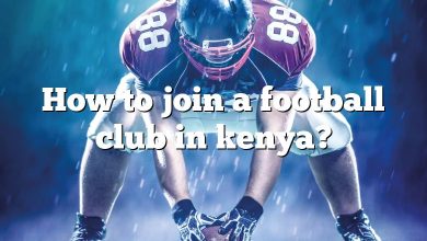How to join a football club in kenya?