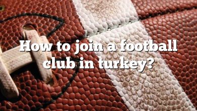 How to join a football club in turkey?