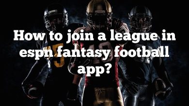 How to join a league in espn fantasy football app?