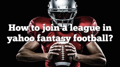 How to join a league in yahoo fantasy football?