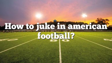 How to juke in american football?