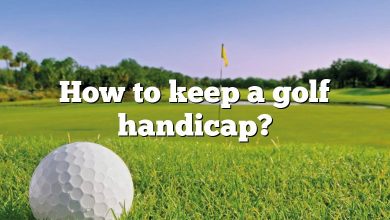 How to keep a golf handicap?