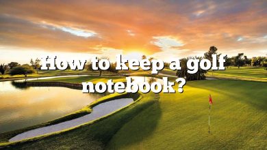 How to keep a golf notebook?