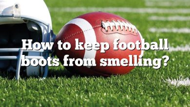 How to keep football boots from smelling?