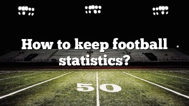 How to keep football statistics?