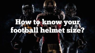 How to know your football helmet size?