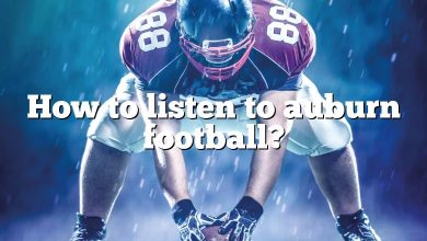 How to listen to auburn football?