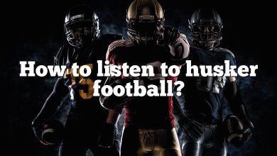 How to listen to husker football?