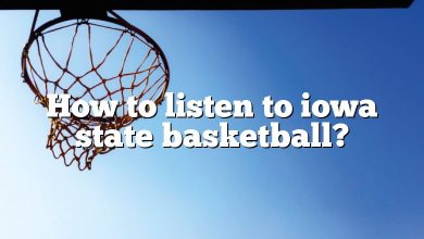 How to listen to iowa state basketball?