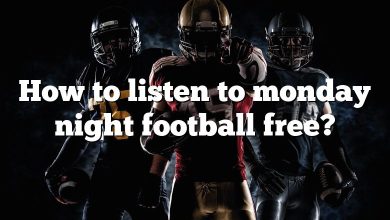 How to listen to monday night football free?