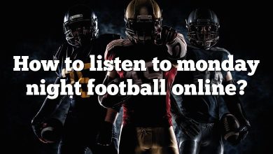 How to listen to monday night football online?