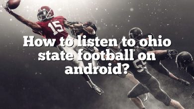 How to listen to ohio state football on android?