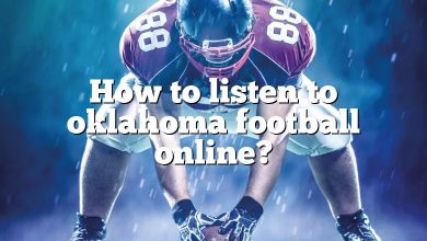 How to listen to oklahoma football online?