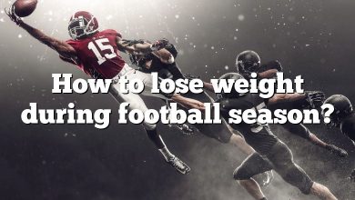 How to lose weight during football season?