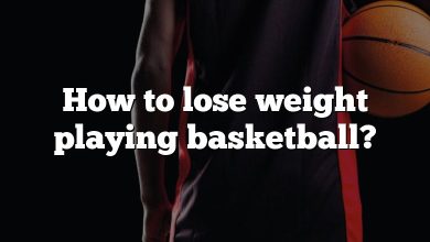How to lose weight playing basketball?