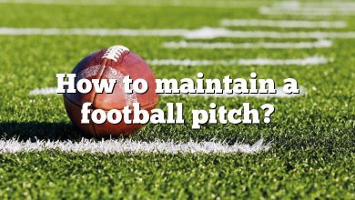 How to maintain a football pitch?