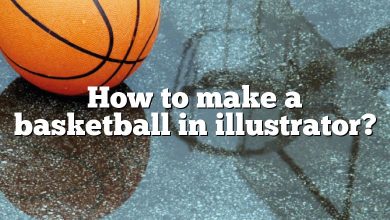 How to make a basketball in illustrator?