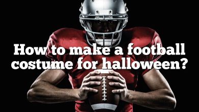 How to make a football costume for halloween?