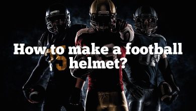 How to make a football helmet?