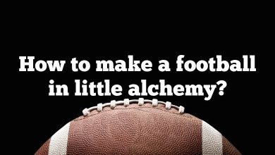How to make a football in little alchemy?