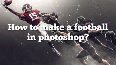 How to make a football in photoshop?