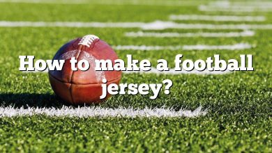 How to make a football jersey?