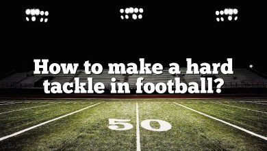How to make a hard tackle in football?