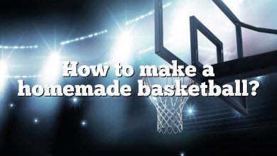 How to make a homemade basketball?