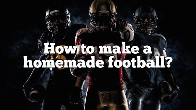 How to make a homemade football?